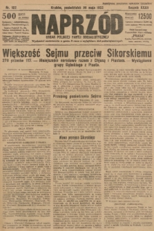 Naprzód : organ Polskiej Partji Socjalistycznej. 1923, nr 122