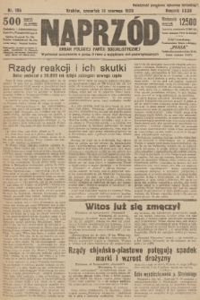 Naprzód : organ Polskiej Partji Socjalistycznej. 1923, nr 135