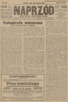 Naprzód : organ Polskiej Partji Socjalistycznej. 1923, nr 140
