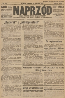 Naprzód : organ Polskiej Partji Socjalistycznej. 1923, nr 147