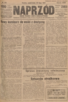 Naprzód : organ Polskiej Partji Socjalistycznej. 1923, nr 174