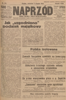 Naprzód : organ Polskiej Partji Socjalistycznej. 1923, nr 176