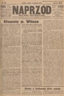 Naprzód : organ Polskiej Partji Socjalistycznej. 1923, nr 178