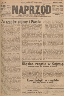 Naprzód : organ Polskiej Partji Socjalistycznej. 1923, nr 179