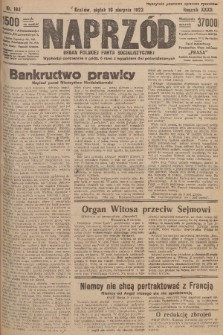 Naprzód : organ Polskiej Partji Socjalistycznej. 1923, nr 183