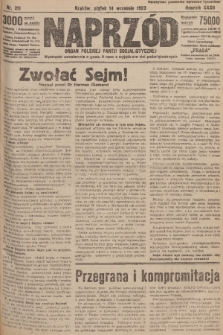 Naprzód : organ Polskiej Partji Socjalistycznej. 1923, nr 211