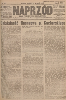 Naprzód : organ Polskiej Partji Socjalistycznej. 1923, nr 213