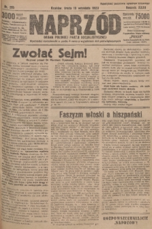 Naprzód : organ Polskiej Partji Socjalistycznej. 1923, nr 215