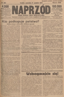 Naprzód : organ Polskiej Partji Socjalistycznej. 1923, nr 222