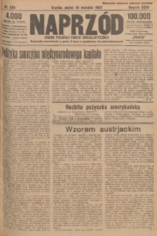 Naprzód : organ Polskiej Partji Socjalistycznej. 1923, nr 223