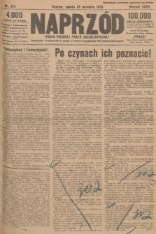 Naprzód : organ Polskiej Partji Socjalistycznej. 1923, nr 224 [nakład skonfiskowany]