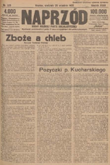 Naprzód : organ Polskiej Partji Socjalistycznej. 1923, nr 225