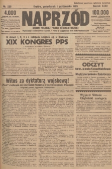 Naprzód : organ Polskiej Partji Socjalistycznej. 1923, nr 226