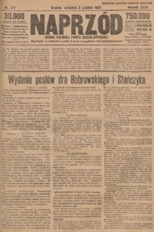Naprzód : organ Polskiej Partji Socjalistycznej. 1923, nr 277