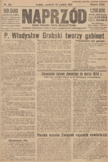 Naprzód : organ Polskiej Partji Socjalistycznej. 1923, nr 291