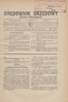 Orędownik Urzędowy Miasta Bydgoszczy.R.43, № 14 (6 grudnia 1926)