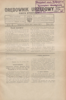 Orędownik Urzędowy Miasta Bydgoszczy.R.44, № 4 (1 marca 1927)