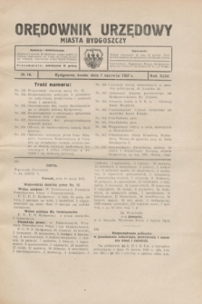 Orędownik Urzędowy Miasta Bydgoszczy.R.44, № 10 (1 czerwca 1927)