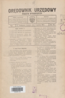 Orędownik Urzędowy Miasta Bydgoszczy.R.45, № 1 (1 stycznia 1928)