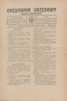 Orędownik Urzędowy Miasta Bydgoszczy.R.45, № 2 (15 stycznia 1928)
