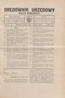 Orędownik Urzędowy Miasta Bydgoszczy.R.45, № 17 (1 września 1928)