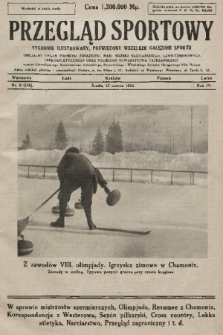 Przegląd Sportowy : tygodnik ilustrowany, poświęcony wszelkim gałęziom sportu 1924, nr 9 |PDF|