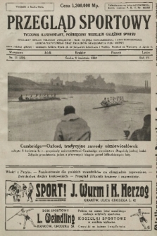 Przegląd Sportowy : tygodnik ilustrowany, poświęcony wszelkim gałęziom sportu 1924, nr 13 |PDF|