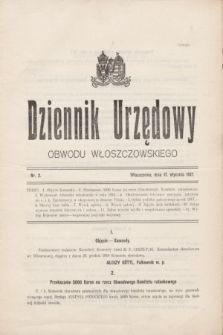 Dziennik Urzędowy Obwodu Włoszczowskiego.1917, nr 2 (17 stycznia)