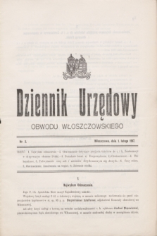 Dziennik Urzędowy Obwodu Włoszczowskiego.1917, nr 3 (1 lutego)