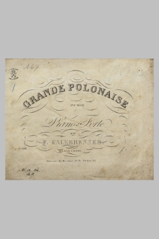 Grande polonaise : pour le piano=forte