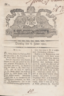 Krakauer Zeitung.1801, Nro. 2 (6 Jäner) + dod.