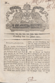 Krakauer Zeitung.1801, Nro. 3 (10 Jäner) + dod.