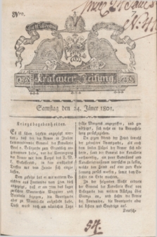 Krakauer Zeitung.1801, Nro. 7 (24 Jäner) + dod.