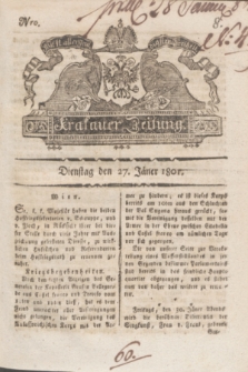 Krakauer Zeitung.1801, Nro. 8 (27 Jäner) + dod.