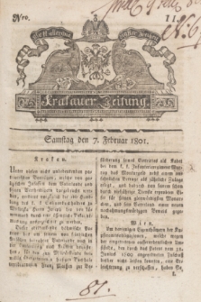Krakauer Zeitung.1801, Nro. 11 (7 Februar) + dod.