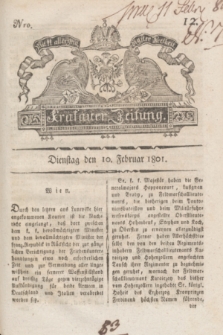 Krakauer Zeitung.1801, Nro. 12 (10 Februar) + dod.