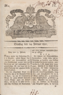Krakauer Zeitung.1801, Nro. 16 (24 Februar) + dod.
