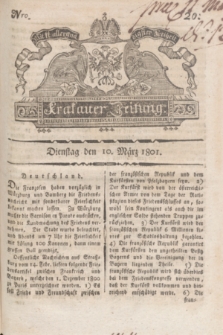 Krakauer Zeitung.1801, Nro. 20 (10 März) + dod.
