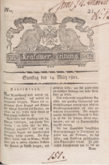 Krakauer Zeitung.1801, Nro. 21 (14 März) + dod.