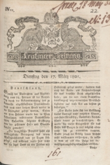 Krakauer Zeitung.1801, Nro. 22 (17 März) + dod.