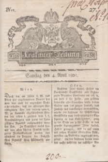 Krakauer Zeitung.1801, Nro. 27 (4 April) + dod.