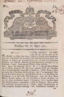 Krakauer Zeitung.1801, Nro. 32 (21 April) + dod.