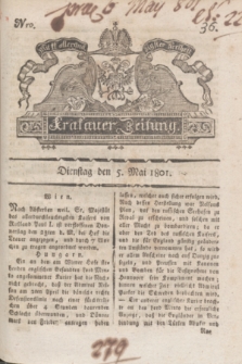 Krakauer Zeitung.1801, Nro. 36 (5 Mai) + dod.