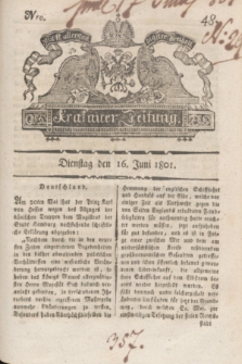 Krakauer Zeitung.1801, Nro. 48 (16 Juni) + dod.