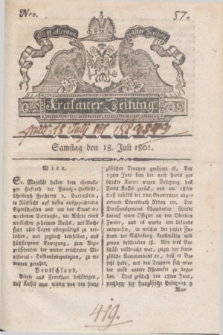 Krakauer Zeitung.1801, Nro. 57 (18 Juli) + dod.