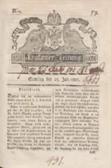 Krakauer Zeitung.1801, Nro. 59 (25 Juli) + dod.