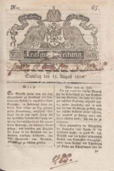 Krakauer Zeitung.1801, Nro. 65 (15 August) + dod.