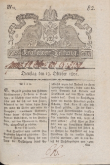 Krakauer Zeitung.1801, Nro. 82 (13 Oktober) + dod.