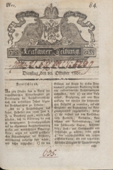 Krakauer Zeitung.1801, Nro. 84 (20 Oktober) + dod.