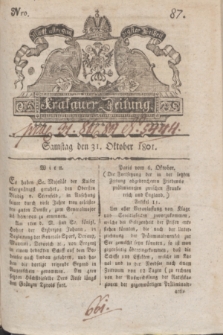 Krakauer Zeitung.1801, Nro. 87 (31 Oktober) + dod.